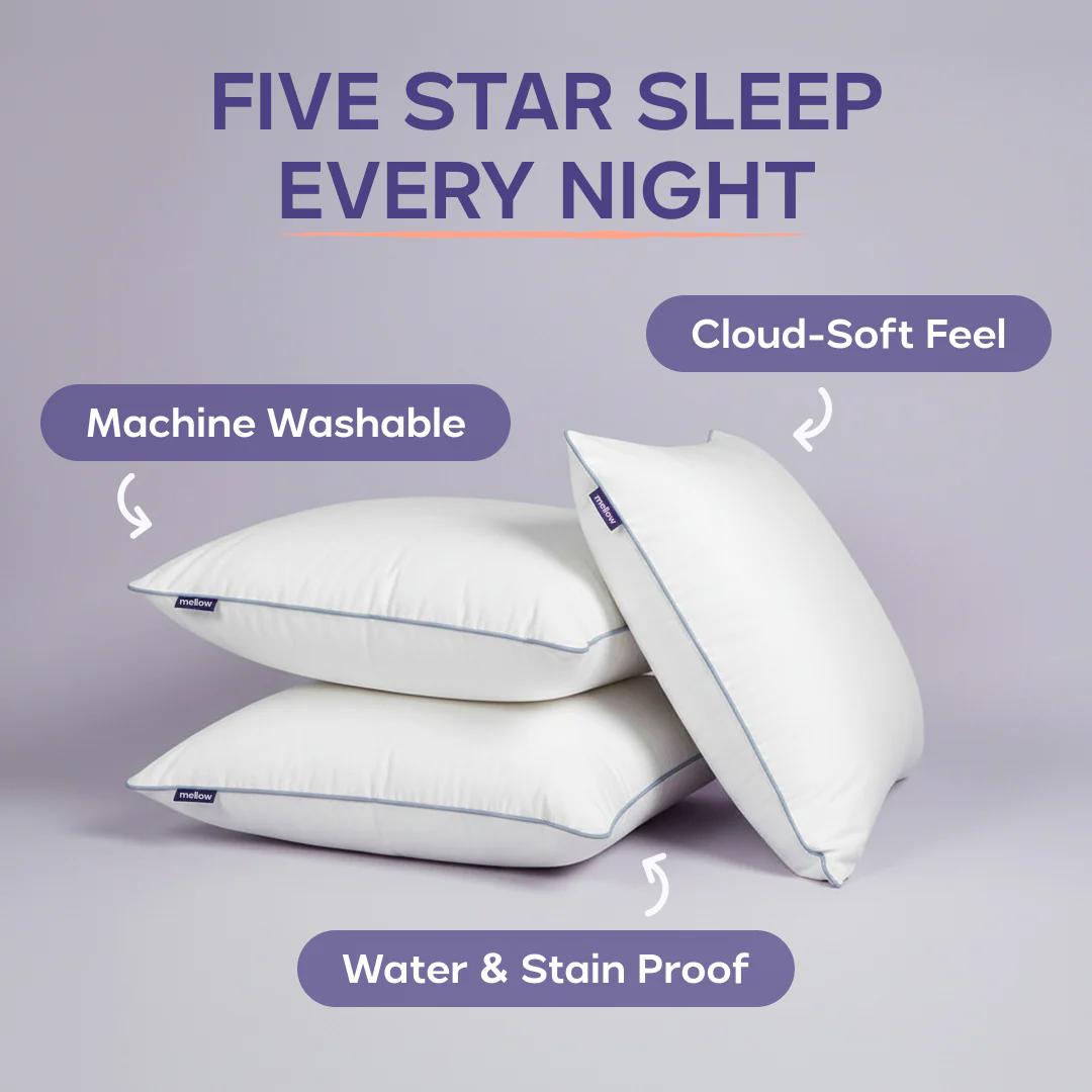 Mellow Hotel Pillow Waterproof & Stain-Resistant