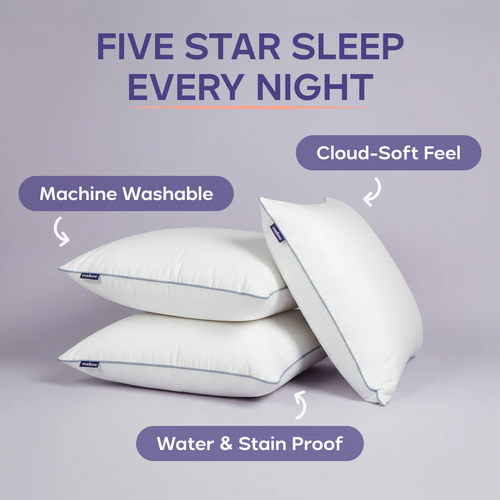 Mellow Hotel Pillow Waterproof & Stain-Resistant